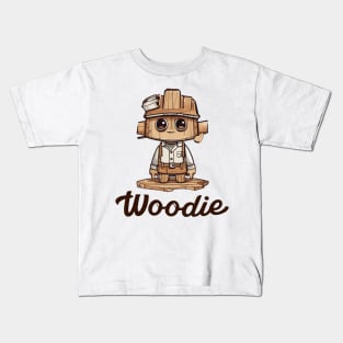 Woodie Shirt, Wood Shirt, Woodworker Gift, Husband Gift, Carpenter Gift, Birthday Gift Boy and Husband, Funny Wood Shirt Kids T-Shirt